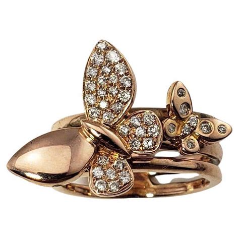 butterfly ring prada|Vintage Butterfly Ring .